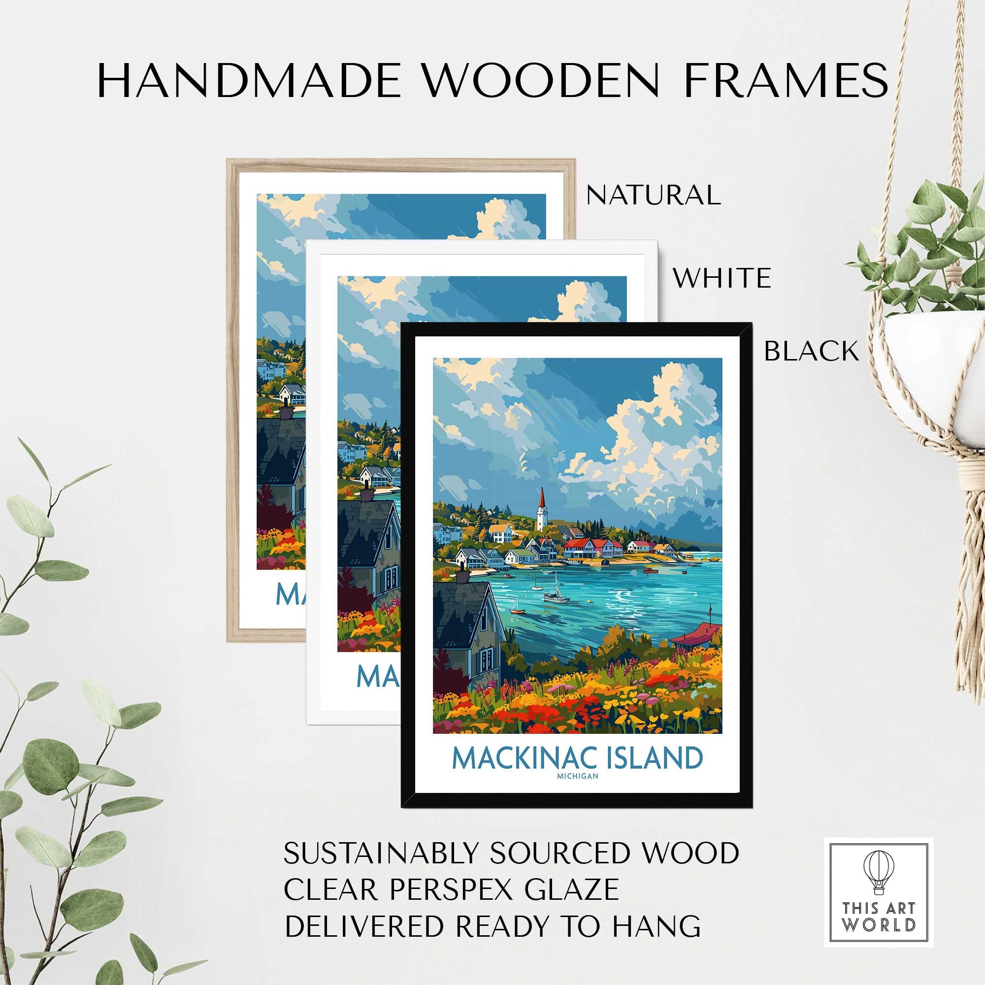Mackinac Island Wall Art Print-This Art World