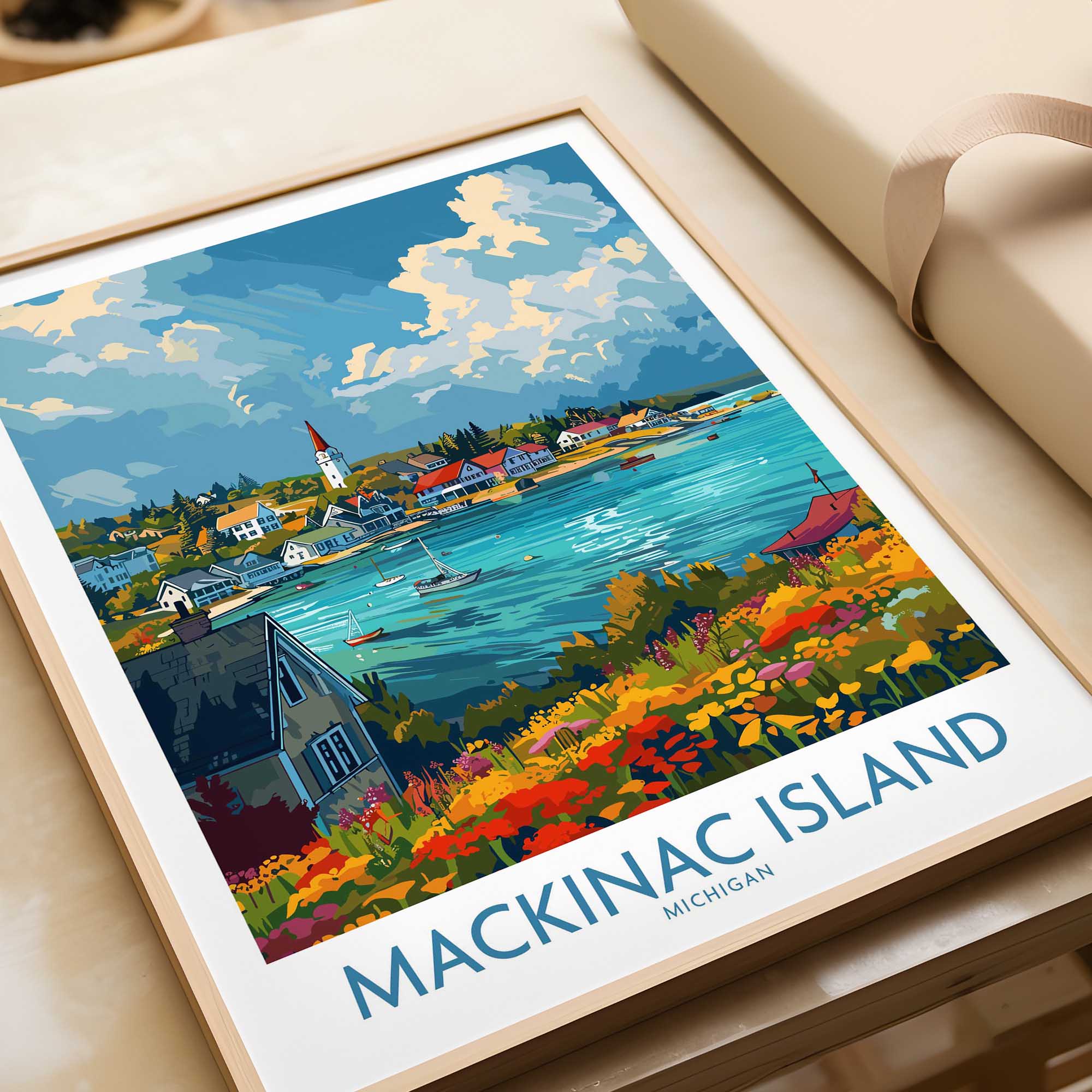 Mackinac Island Wall Art Print-This Art World