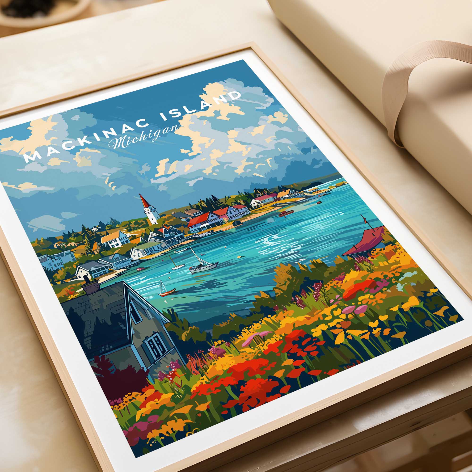 Mackinac Island Wall Art-This Art World