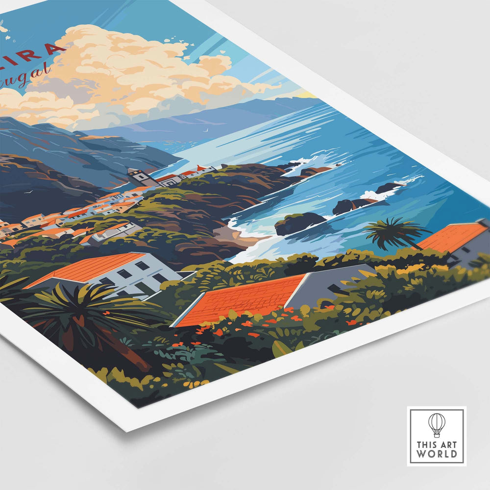 Madeira Poster part of our best collection or travel posters and prints - ThisArtWorld