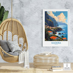 Madeira Print part of our best collection or travel posters and prints - ThisArtWorld