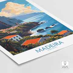 Madeira Print part of our best collection or travel posters and prints - ThisArtWorld