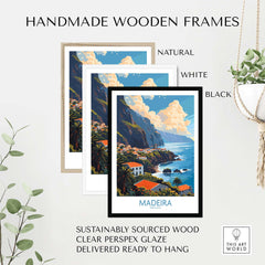 Madeira Print part of our best collection or travel posters and prints - ThisArtWorld