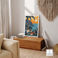 Madeira Travel Poster part of our best collection or travel posters and prints - ThisArtWorld
