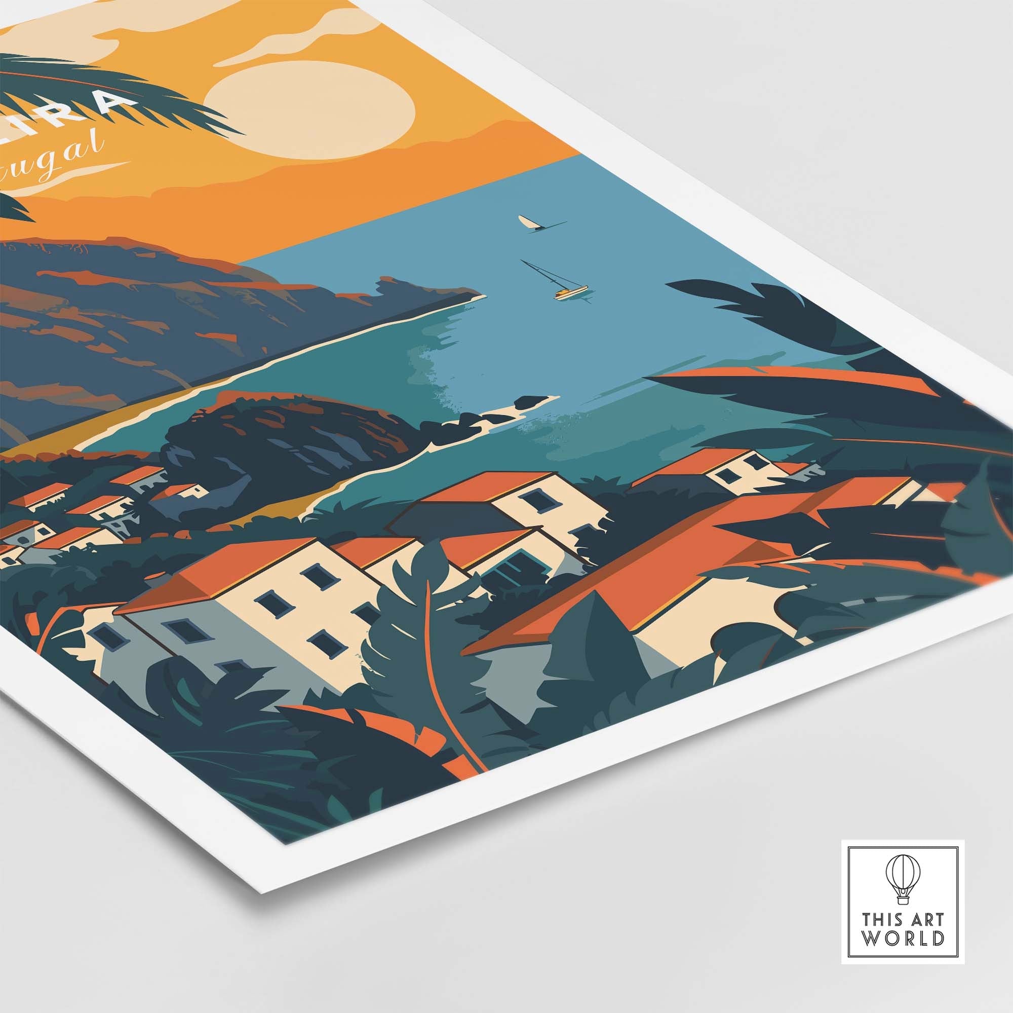 Madeira Travel Poster part of our best collection or travel posters and prints - ThisArtWorld