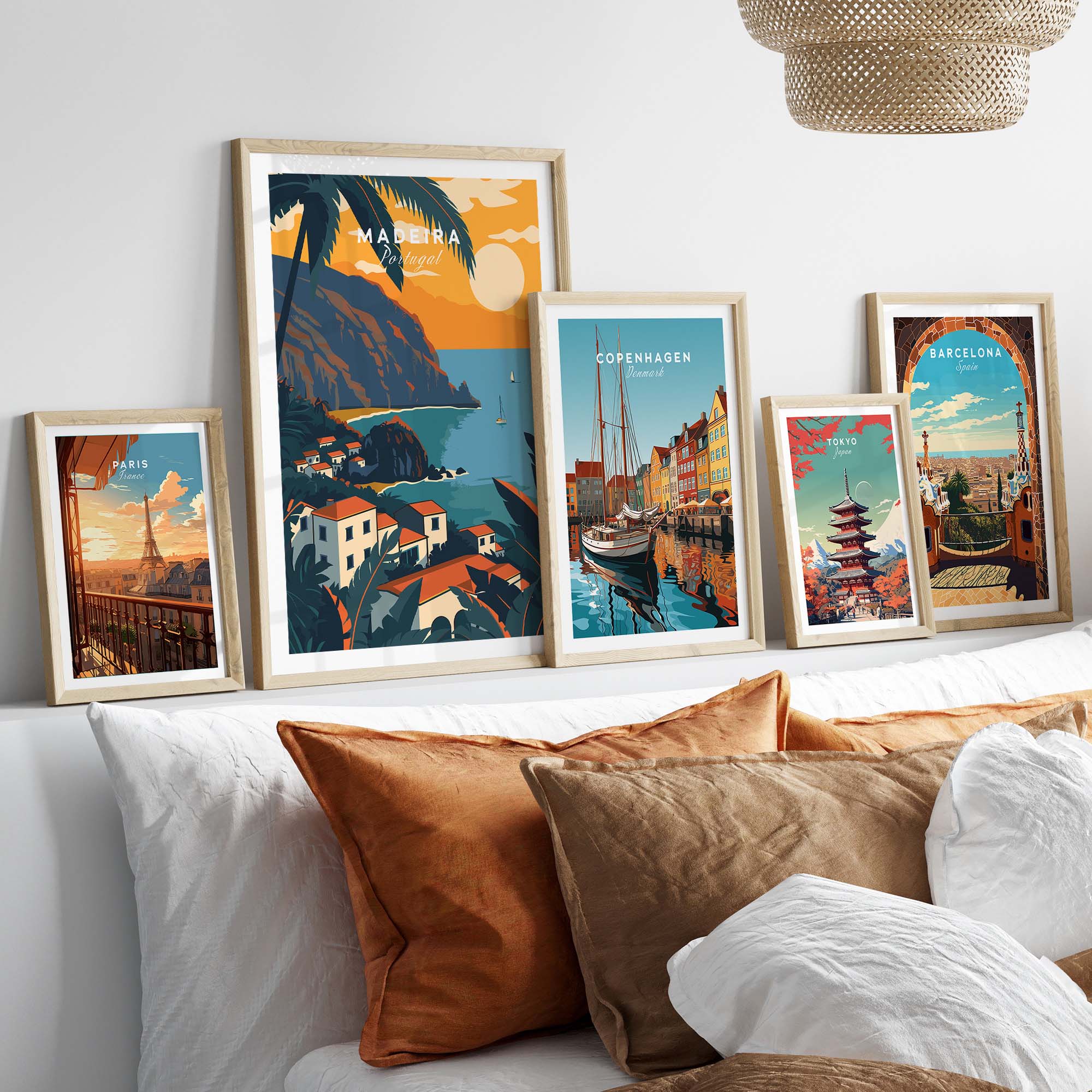 Madeira Travel Poster part of our best collection or travel posters and prints - ThisArtWorld