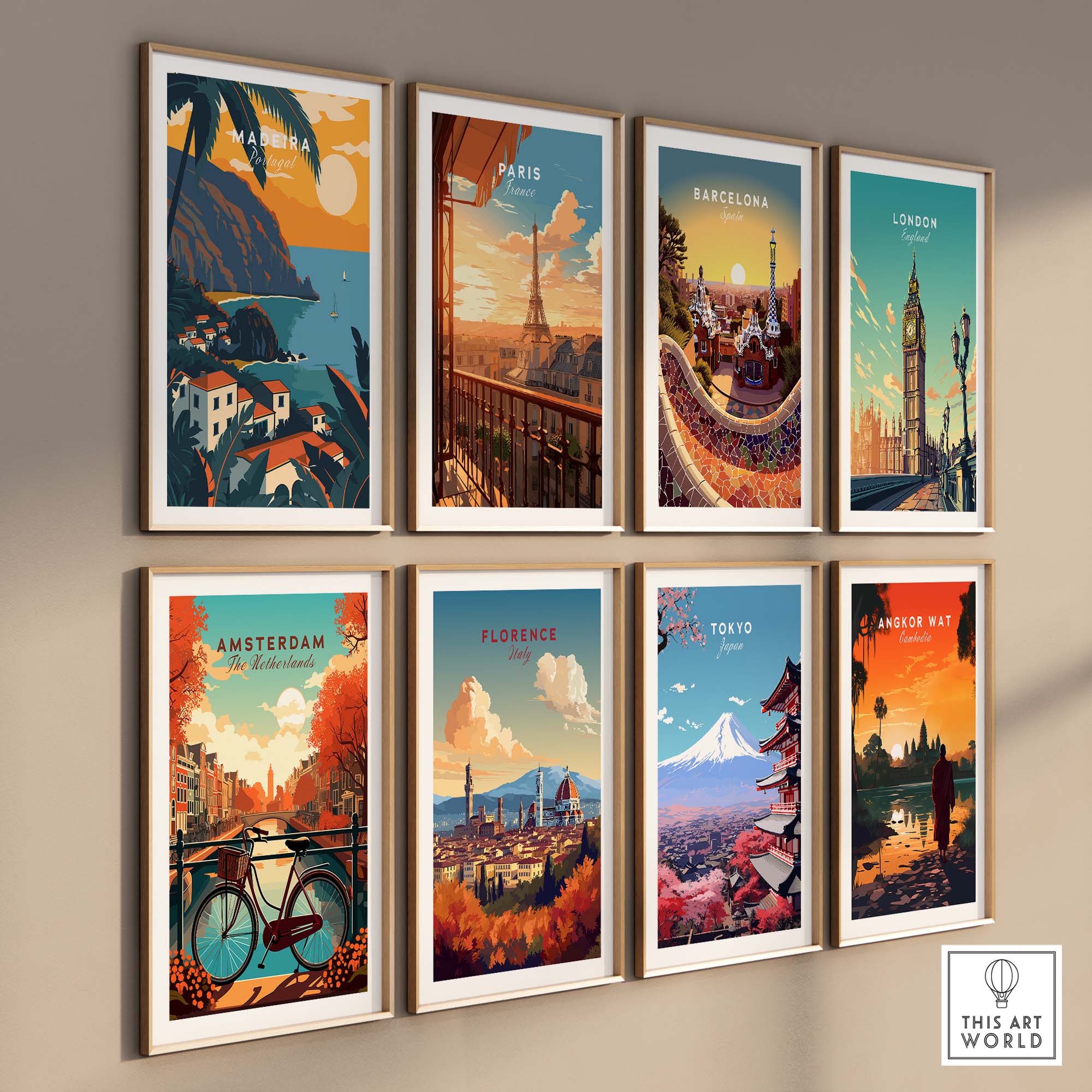 Madeira Travel Poster part of our best collection or travel posters and prints - ThisArtWorld