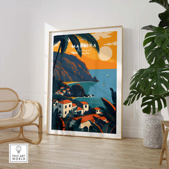 Madeira Travel Poster part of our best collection or travel posters and prints - ThisArtWorld