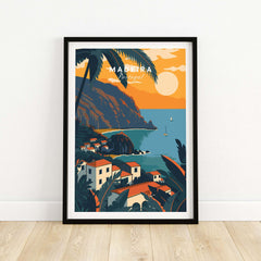 Madeira Travel Poster part of our best collection or travel posters and prints - ThisArtWorld