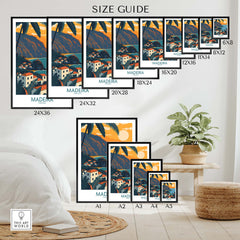 Madeira Wall Art Print part of our best collection or travel posters and prints - ThisArtWorld
