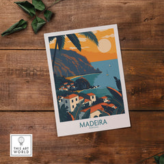 Madeira Wall Art Print part of our best collection or travel posters and prints - ThisArtWorld