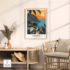 Madeira Wall Art Print part of our best collection or travel posters and prints - ThisArtWorld
