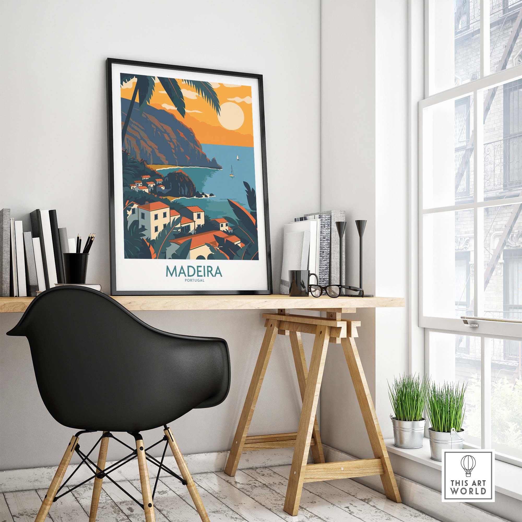 Madeira Wall Art Print part of our best collection or travel posters and prints - ThisArtWorld