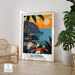 Madeira Wall Art Print part of our best collection or travel posters and prints - ThisArtWorld