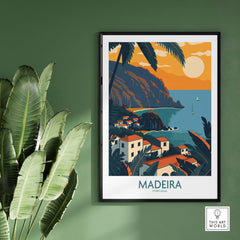 Madeira Wall Art Print part of our best collection or travel posters and prints - ThisArtWorld