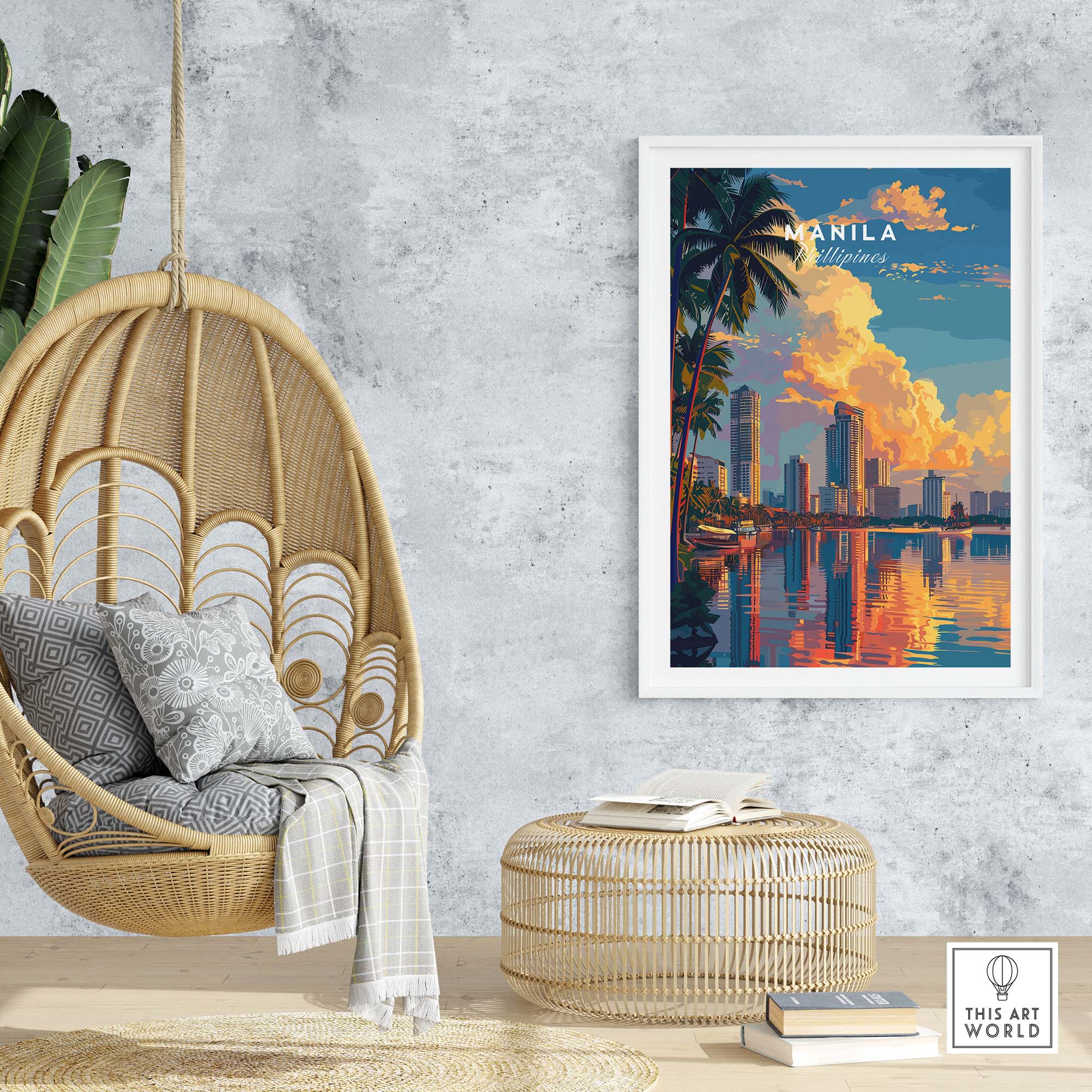 Manila Poster part of our best collection or travel posters and prints - This Art World