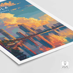 Manila Poster part of our best collection or travel posters and prints - This Art World