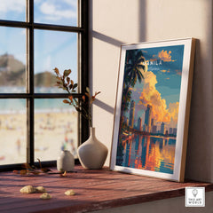 Manila Poster part of our best collection or travel posters and prints - This Art World