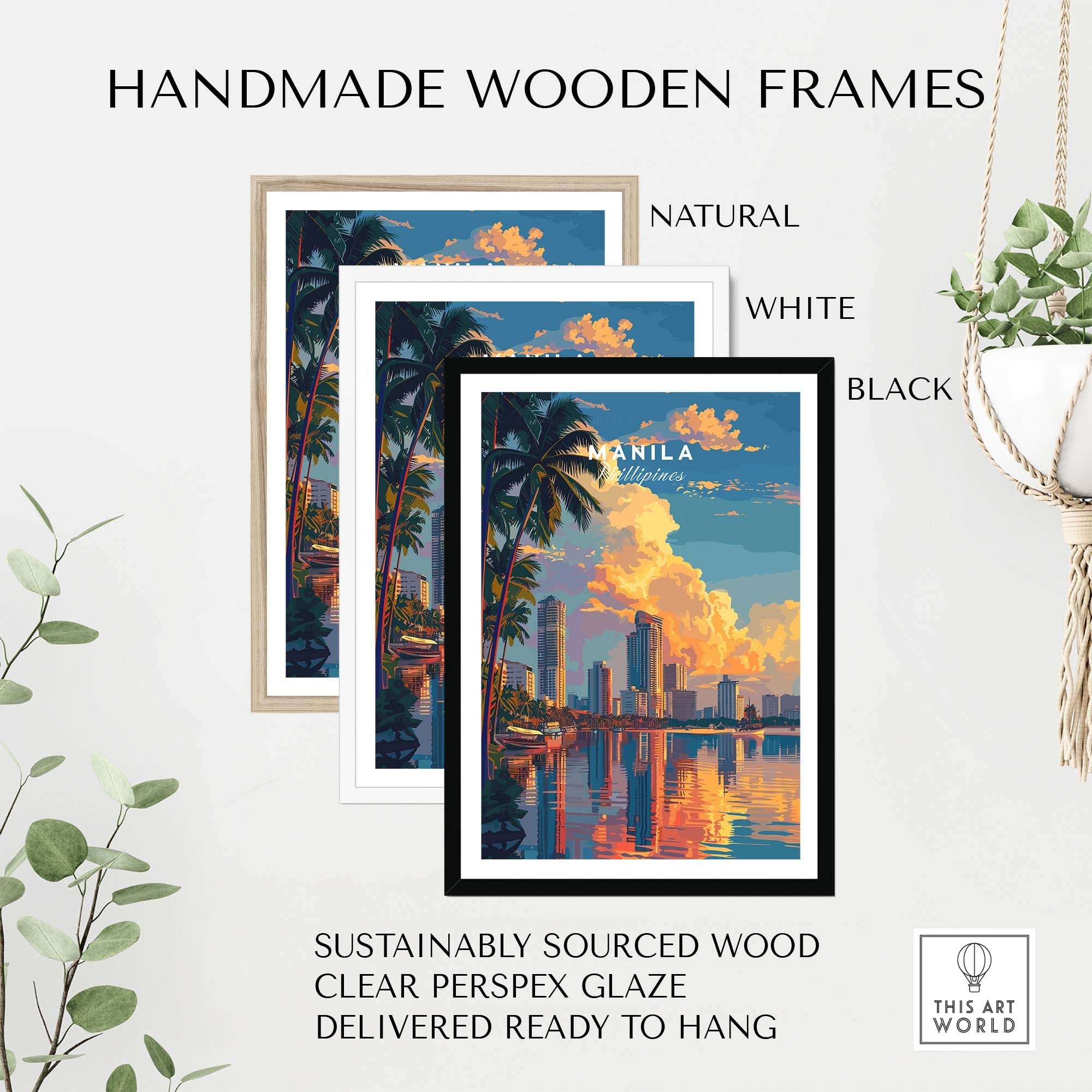 Manila Poster part of our best collection or travel posters and prints - This Art World