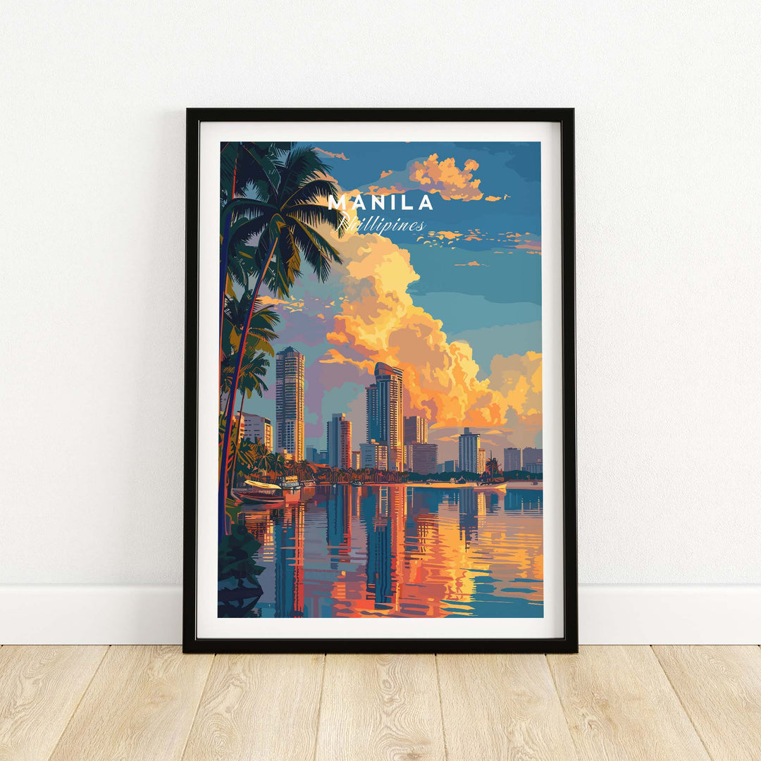 Manila Poster part of our best collection or travel posters and prints - This Art World