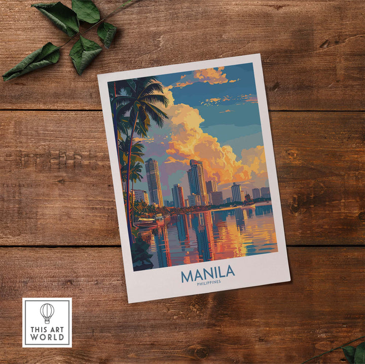 Manila Wall Art part of our best collection or travel posters and prints - This Art World