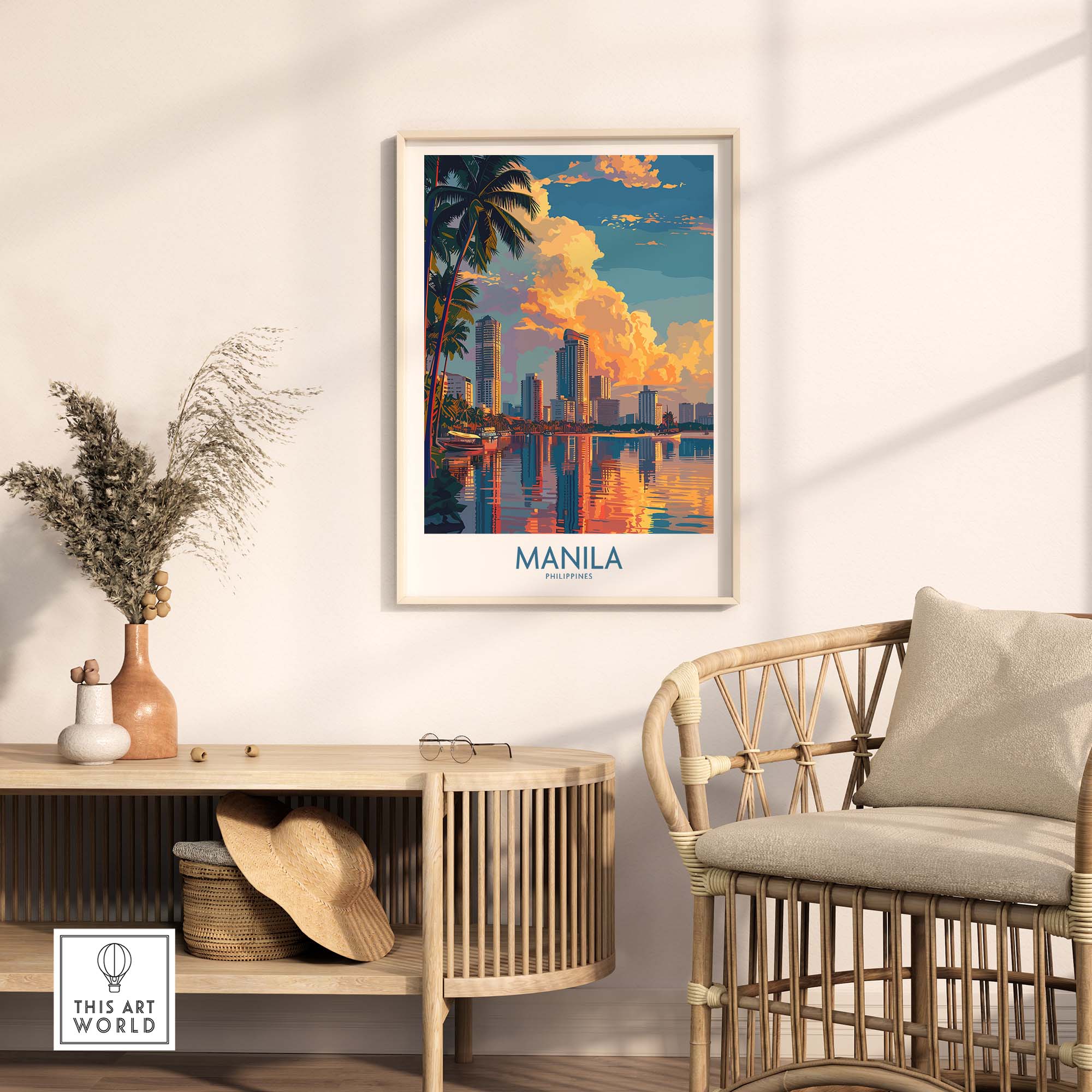 Manila Wall Art part of our best collection or travel posters and prints - This Art World
