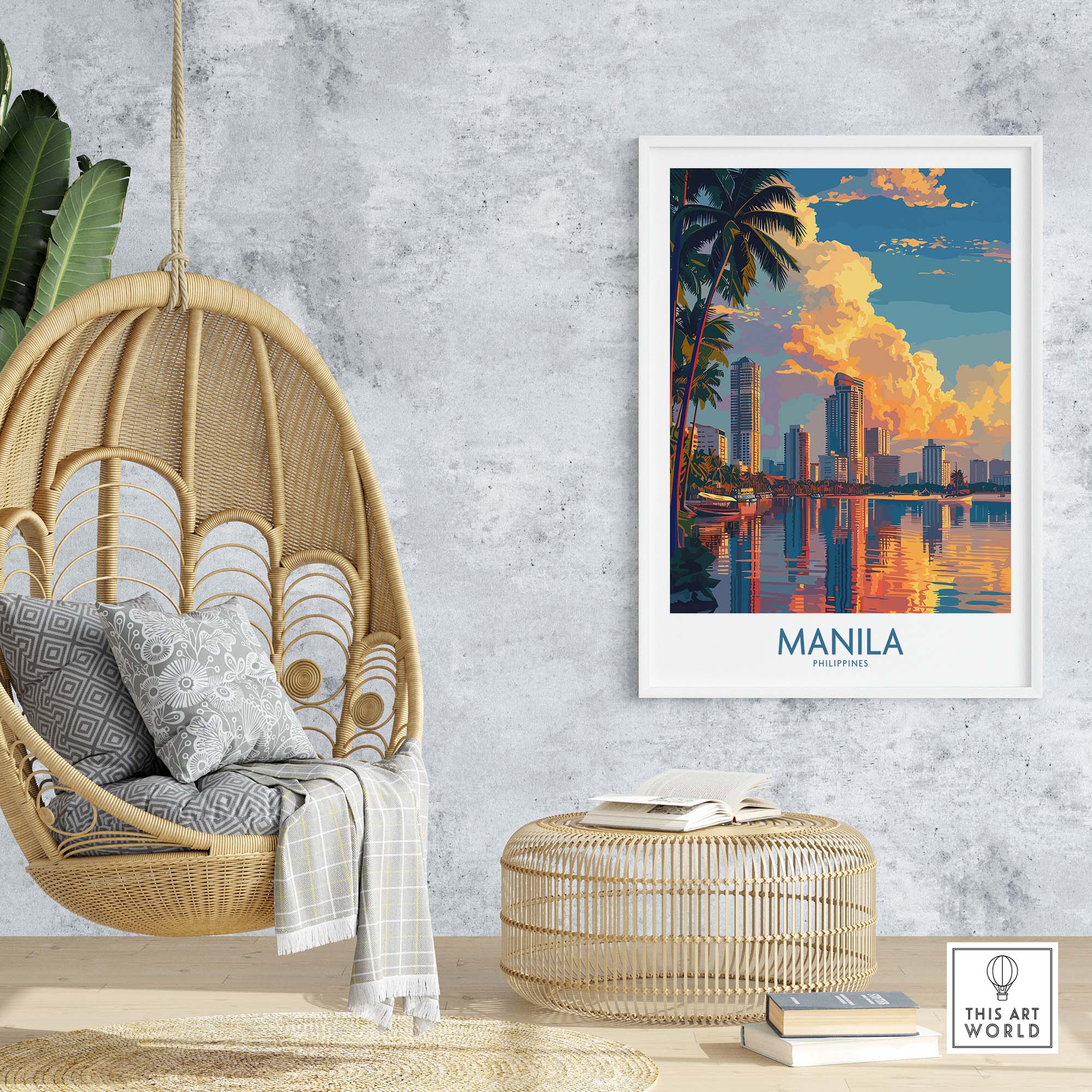 Manila Wall Art part of our best collection or travel posters and prints - This Art World