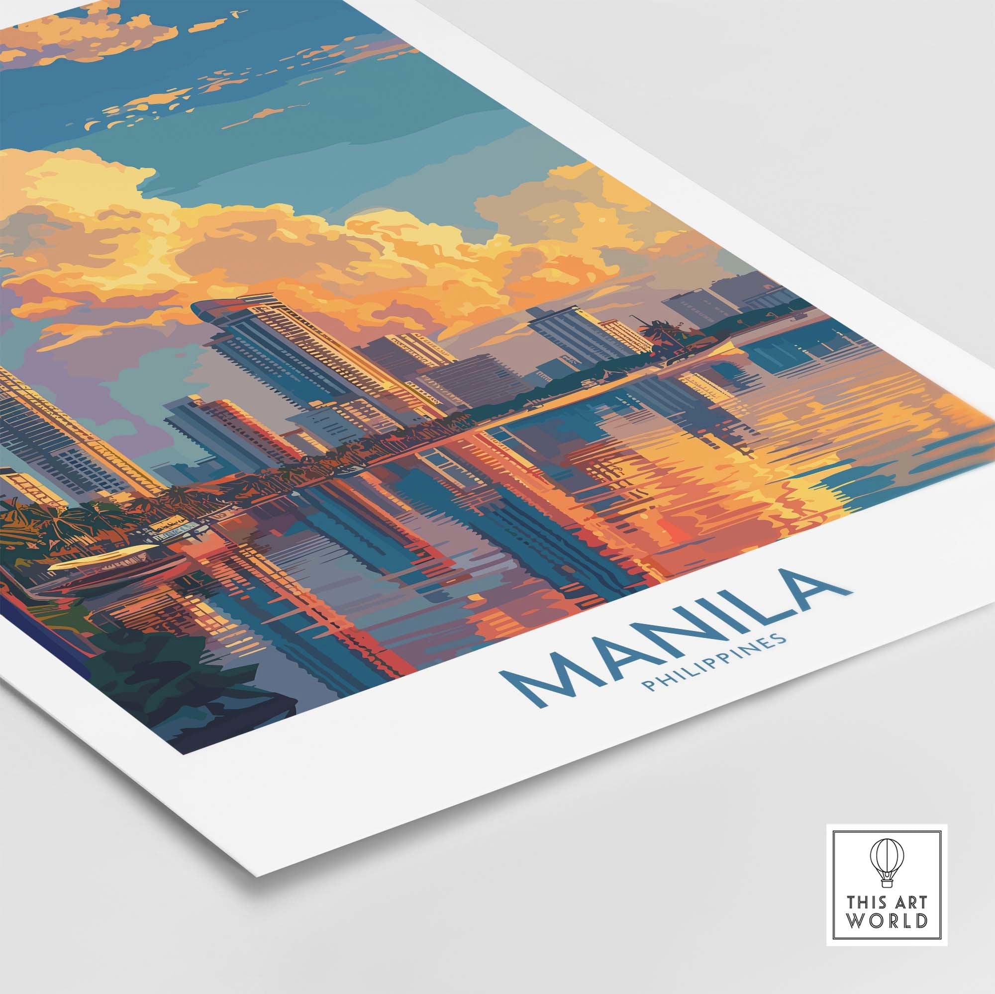 Manila Wall Art part of our best collection or travel posters and prints - This Art World