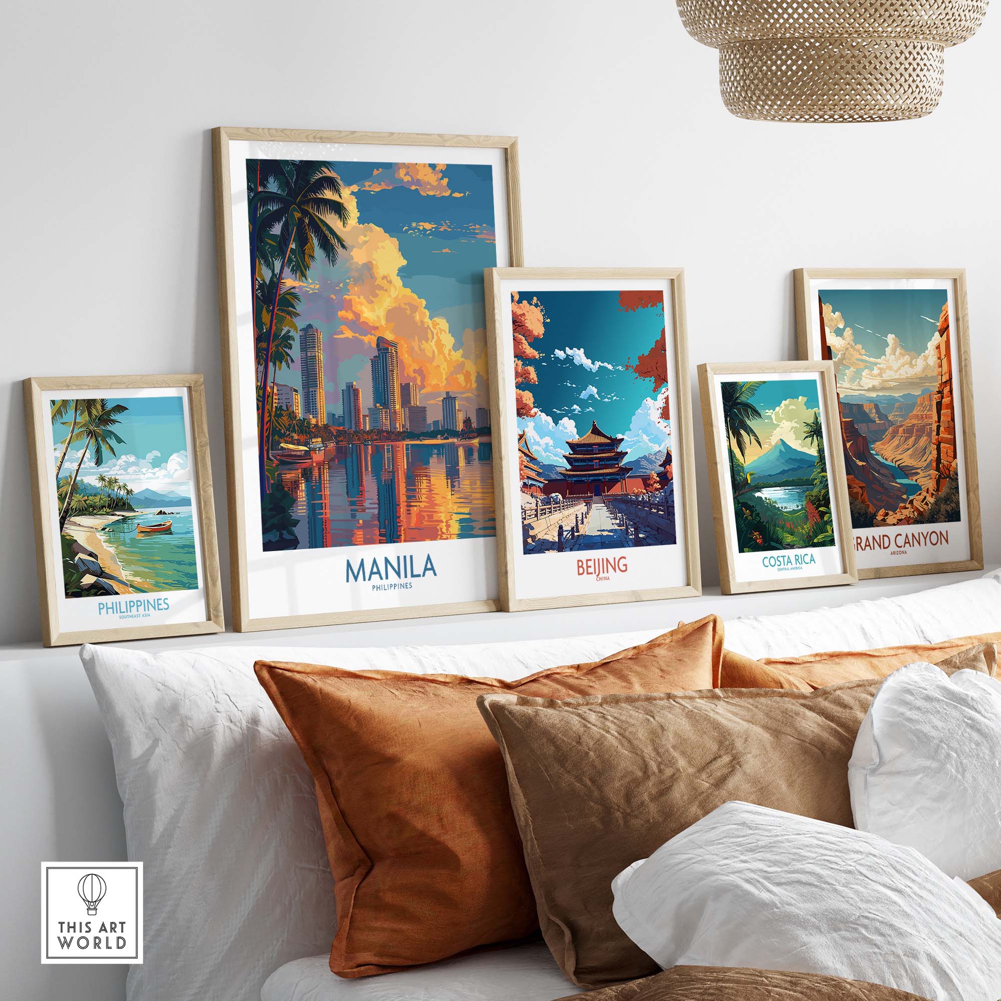 Manila Wall Art part of our best collection or travel posters and prints - This Art World