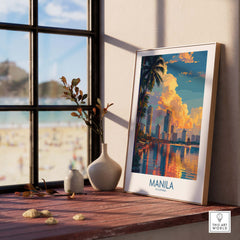 Manila Wall Art part of our best collection or travel posters and prints - This Art World