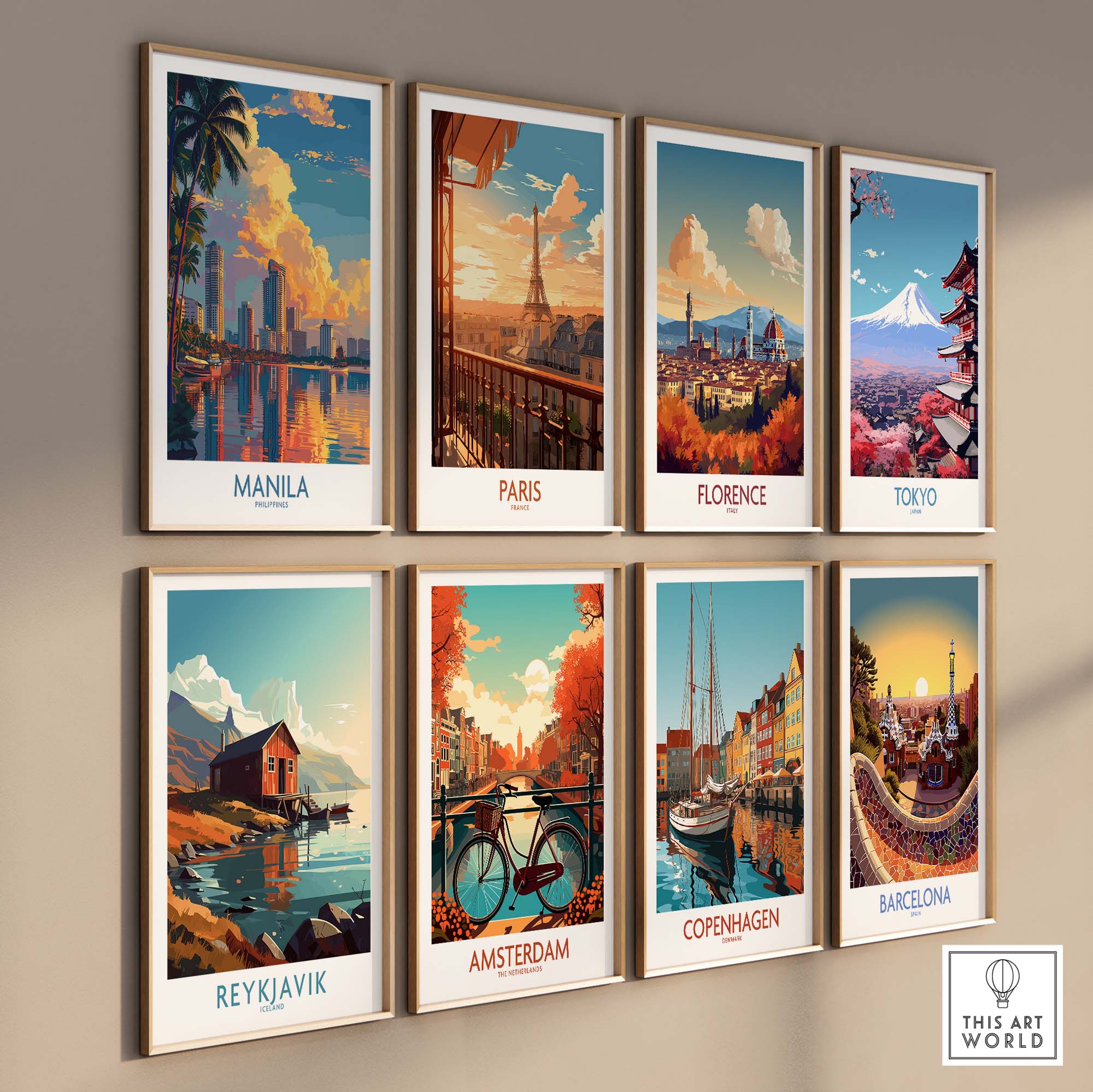 Manila Wall Art part of our best collection or travel posters and prints - This Art World