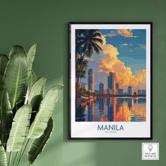 Manila Wall Art part of our best collection or travel posters and prints - This Art World
