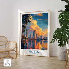 Manila Wall Art part of our best collection or travel posters and prints - This Art World