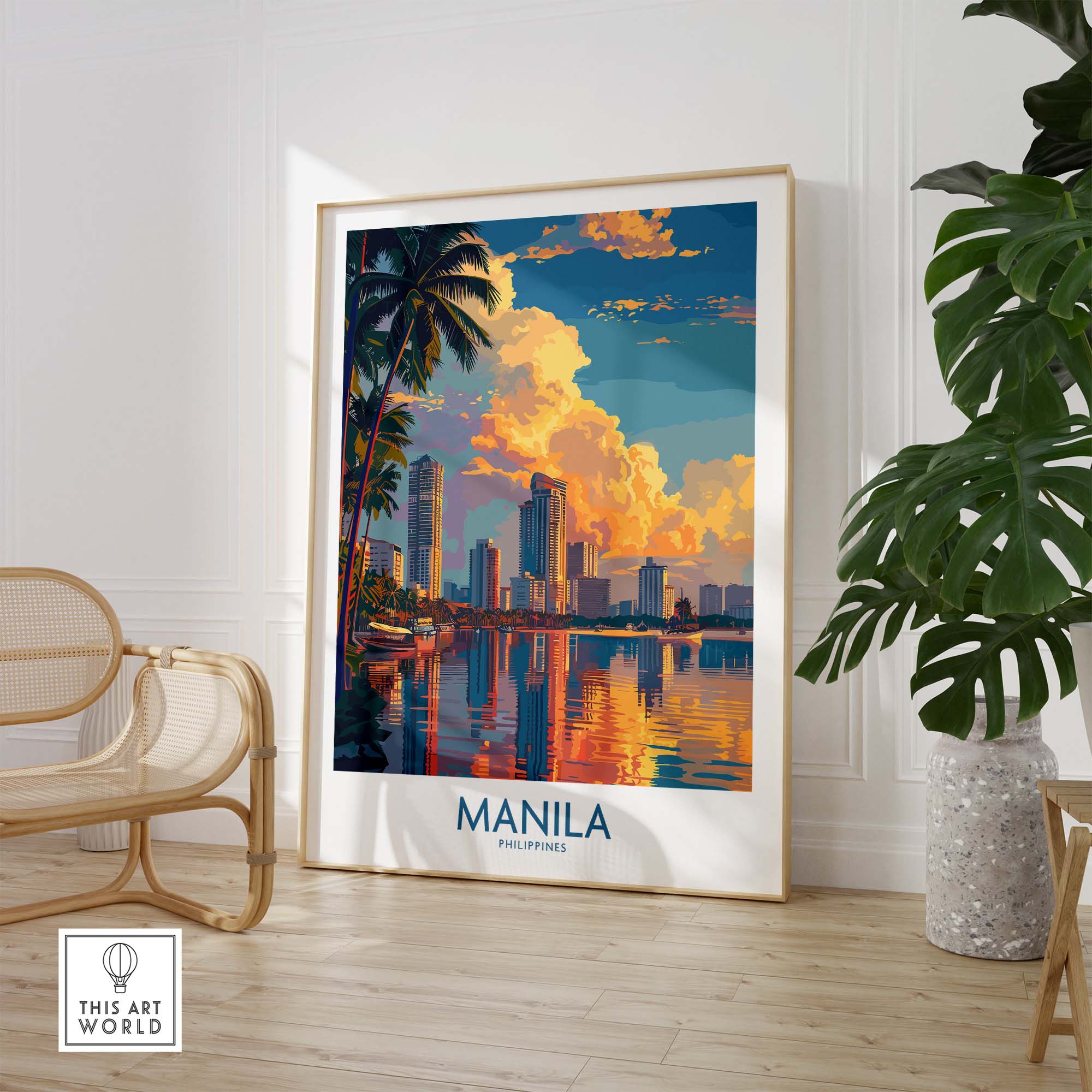 Manila Wall Art part of our best collection or travel posters and prints - This Art World