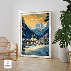Maria Alm Poster Austria-This Art World