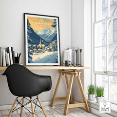 Maria Alm Poster Austria-This Art World