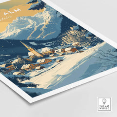 Maria Alm Poster Austria-This Art World