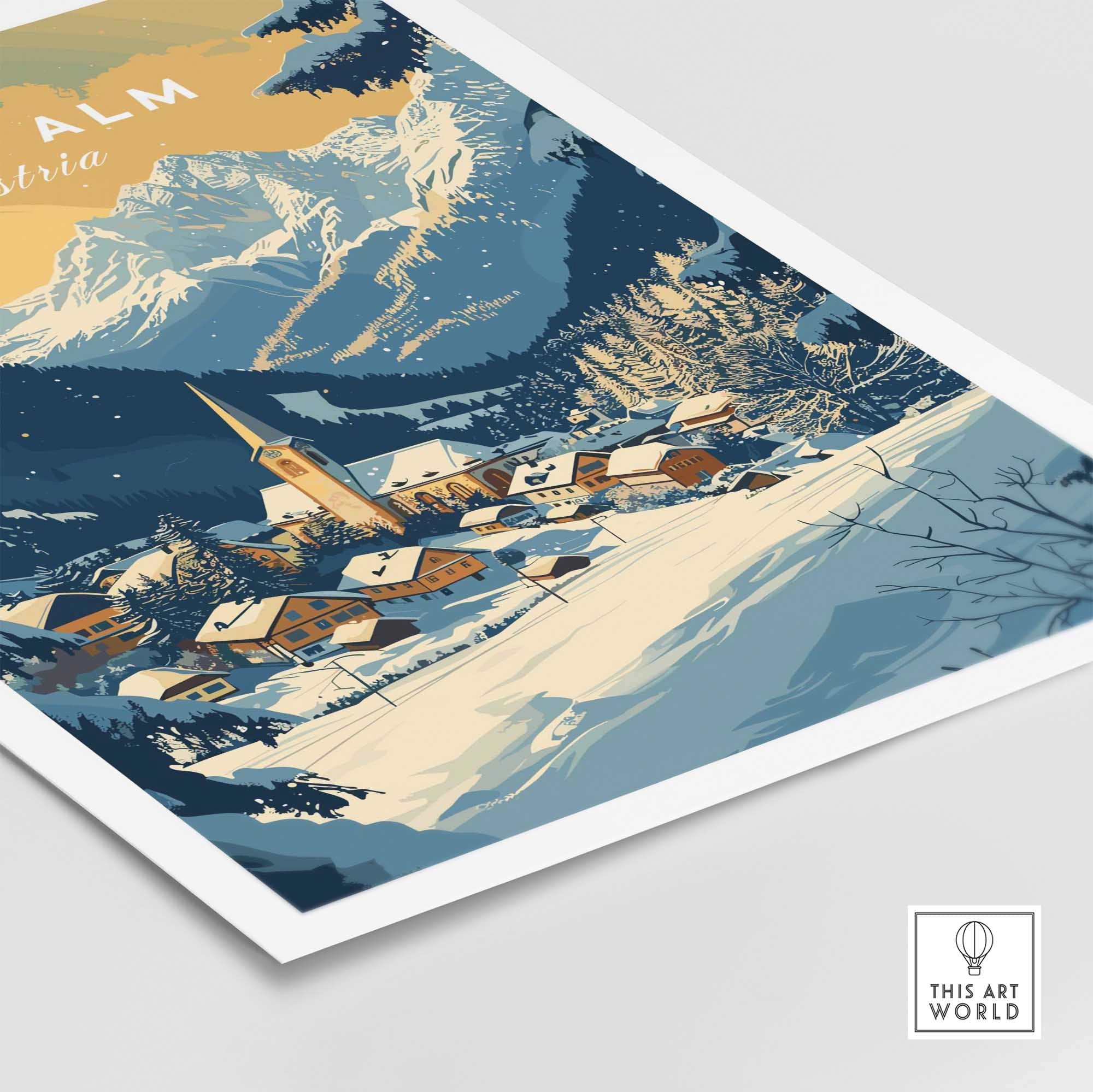 Maria Alm Poster Austria-This Art World