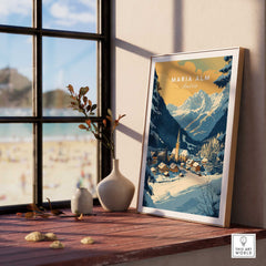 Maria Alm Poster Austria-This Art World