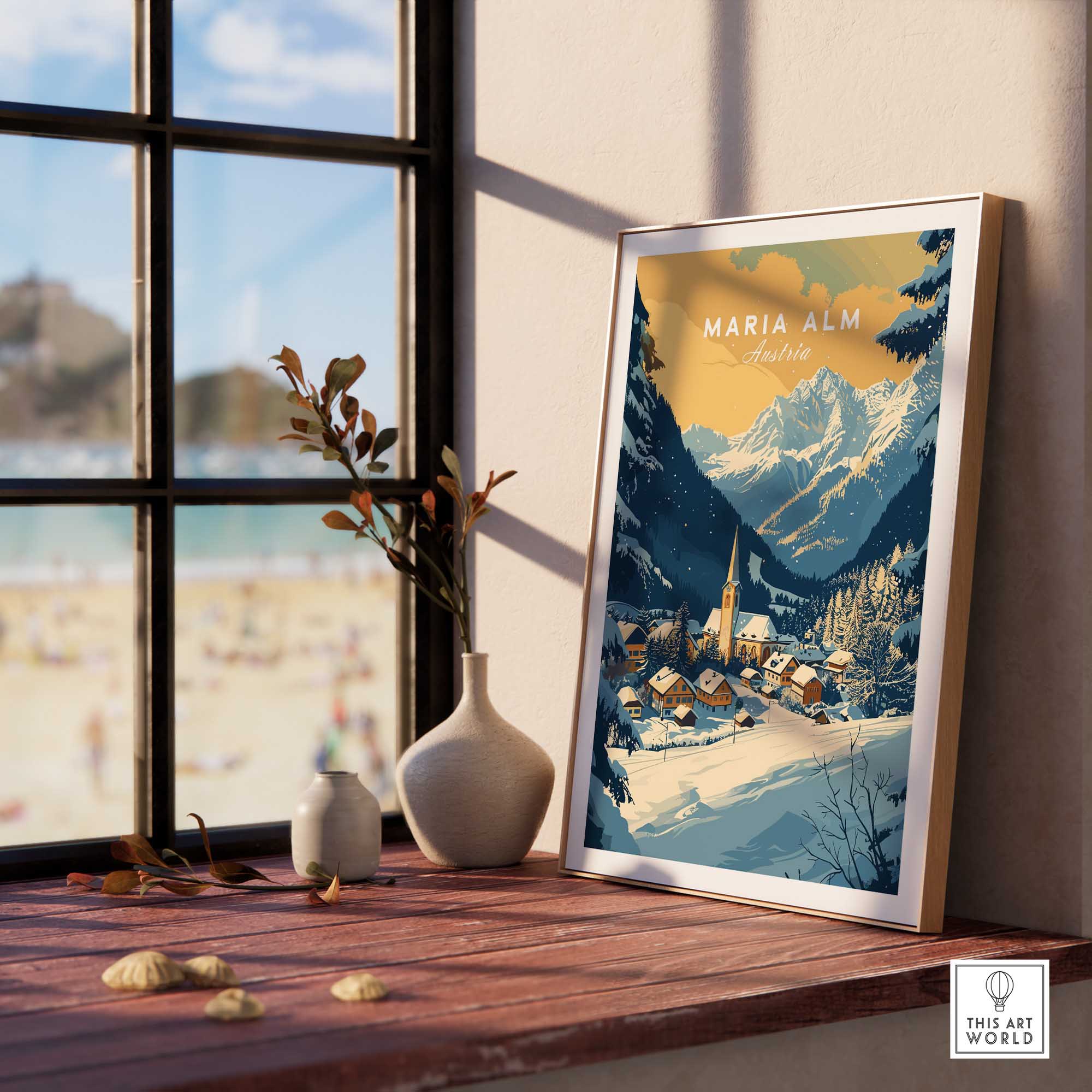 Maria Alm Poster Austria-This Art World