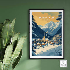 Maria Alm Poster Austria-This Art World