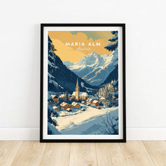 Maria Alm Poster Austria-This Art World