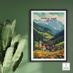 Maria Alm Print Austria-This Art World