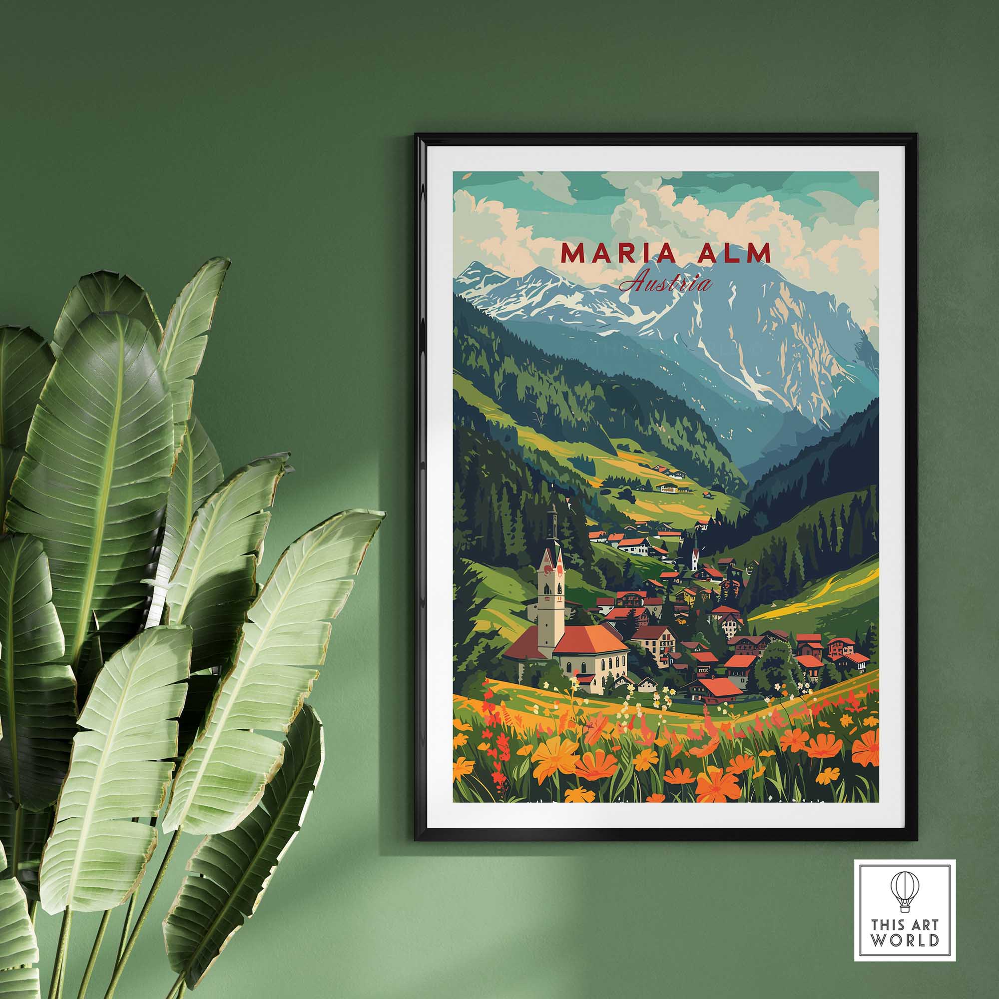 Maria Alm Print Austria-This Art World
