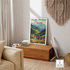 Maria Alm Print Austria-This Art World