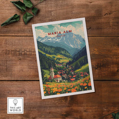 Maria Alm Print Austria-This Art World
