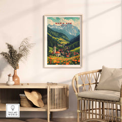 Maria Alm Print Austria-This Art World