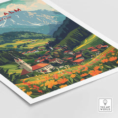 Maria Alm Print Austria-This Art World