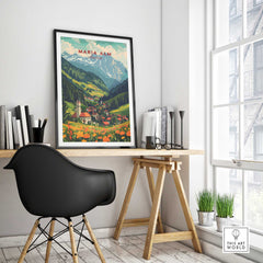 Maria Alm Print Austria-This Art World