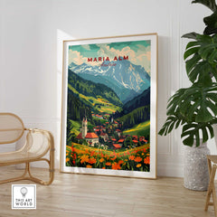 Maria Alm Print Austria-This Art World